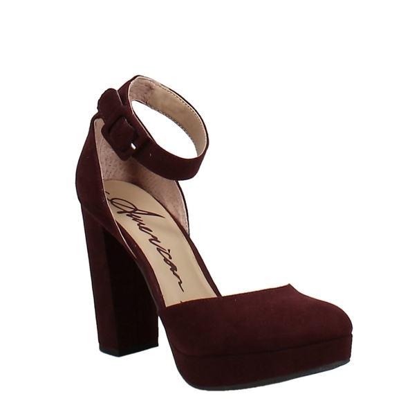 American Rag Shoes - American Rag Estrella Pump Plum Platform Heel